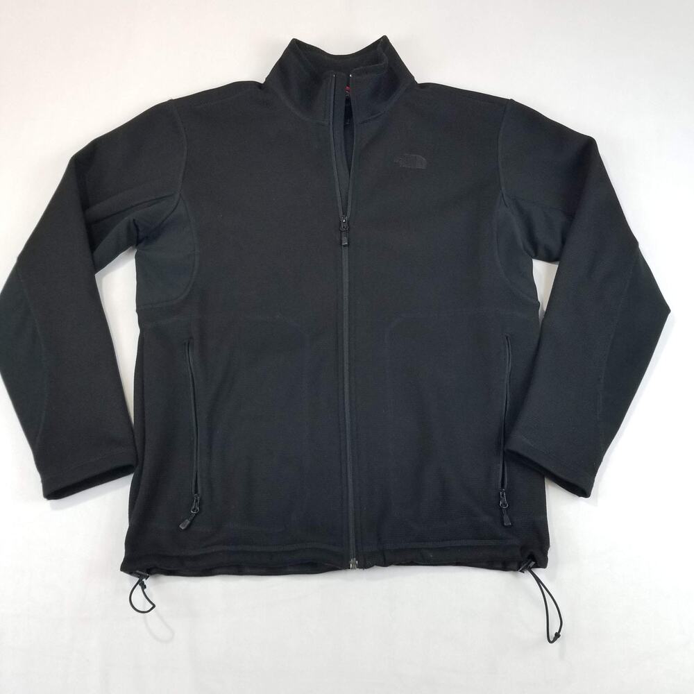 The North Face Apex Hybrid Fleece Mens Large Black Full Zip Jacket A7RE